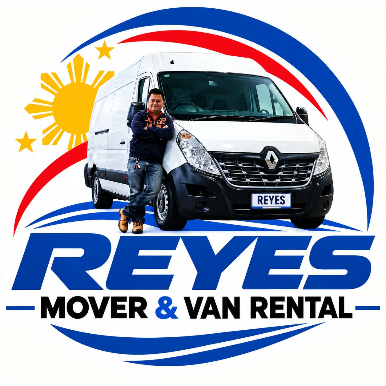 REYES MOVER AND VAN RENTAL logo