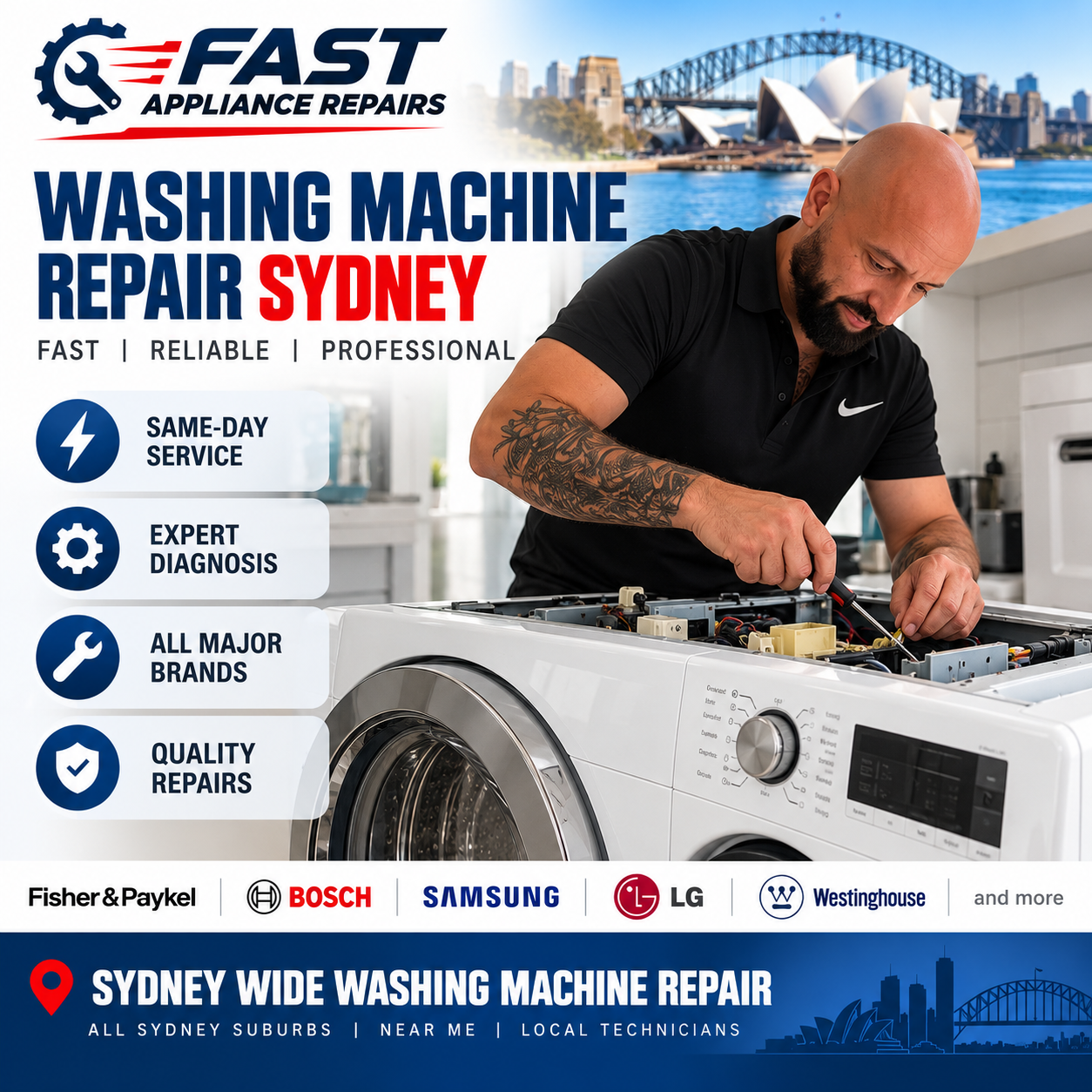 Fast Appliance Repairs Sydney logo